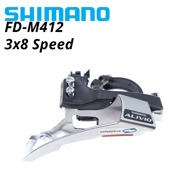 Передний переключатель передач Shimano Alivio FD M410 3*8 скоростей верхний качель 31 8 мм 34 9