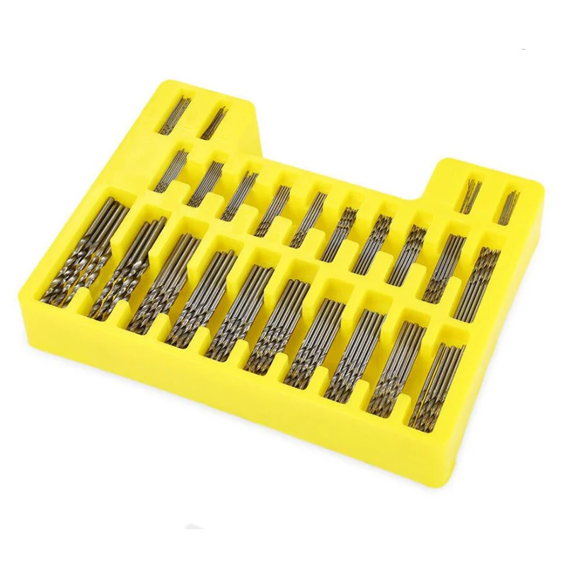 Набор сверл из быстрорежущей стали с титановым покрытием 1 5 10 мм 118