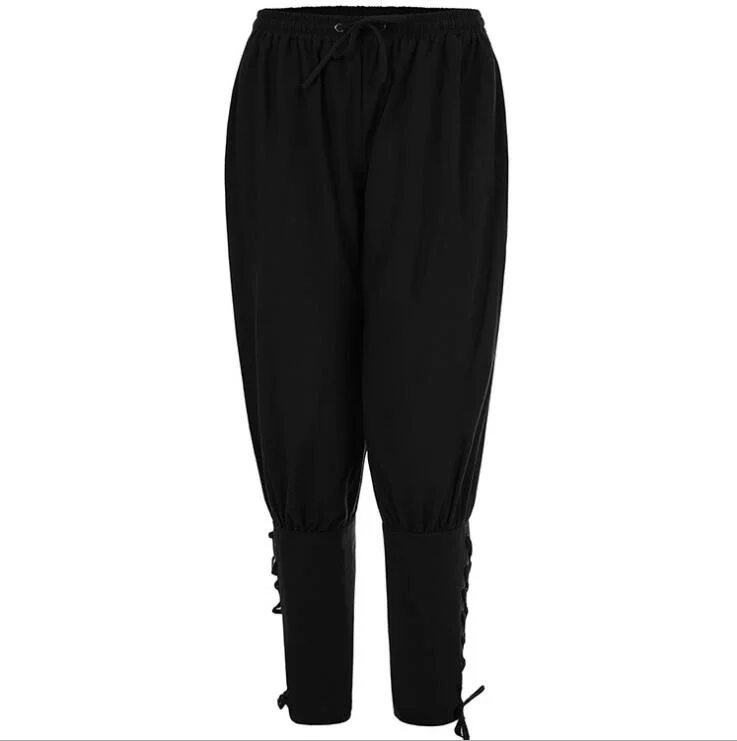 Мужские костюмные брюки 5XL в средневековом стиле эпохи Возрождения пиратский