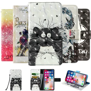 3d flip wallet leather case for blackview blu a60 g90 pro plus g80 studio x10 bq 4030g nice mini 5045l wallet phone cases free global shipping