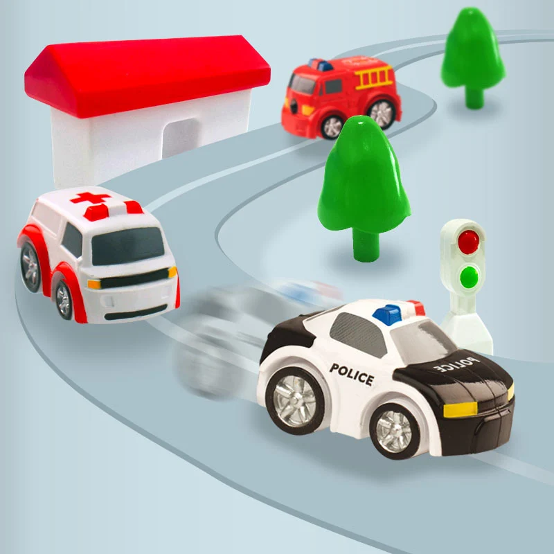 

Автомобиль, игра-приключение, манипулятор, спасательный отряд, Adventure Rail, модель автомобиля, гоночные развивающие игрушки JS23