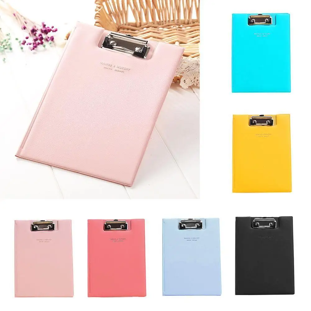 

Папка-держатель А4 для записей, записная книжка, зажим для записей, двойные зажимы, тестовый органайзер для хранения бумаги, школьные принад...