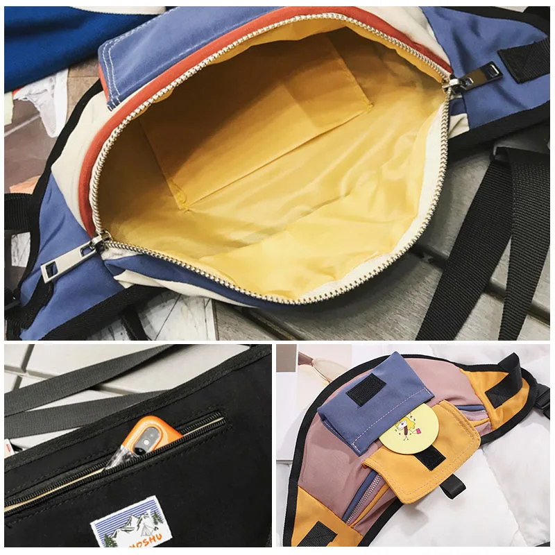 Модная поясная сумка унисекс нагрудные сумки в уличном стиле сумка-банан на