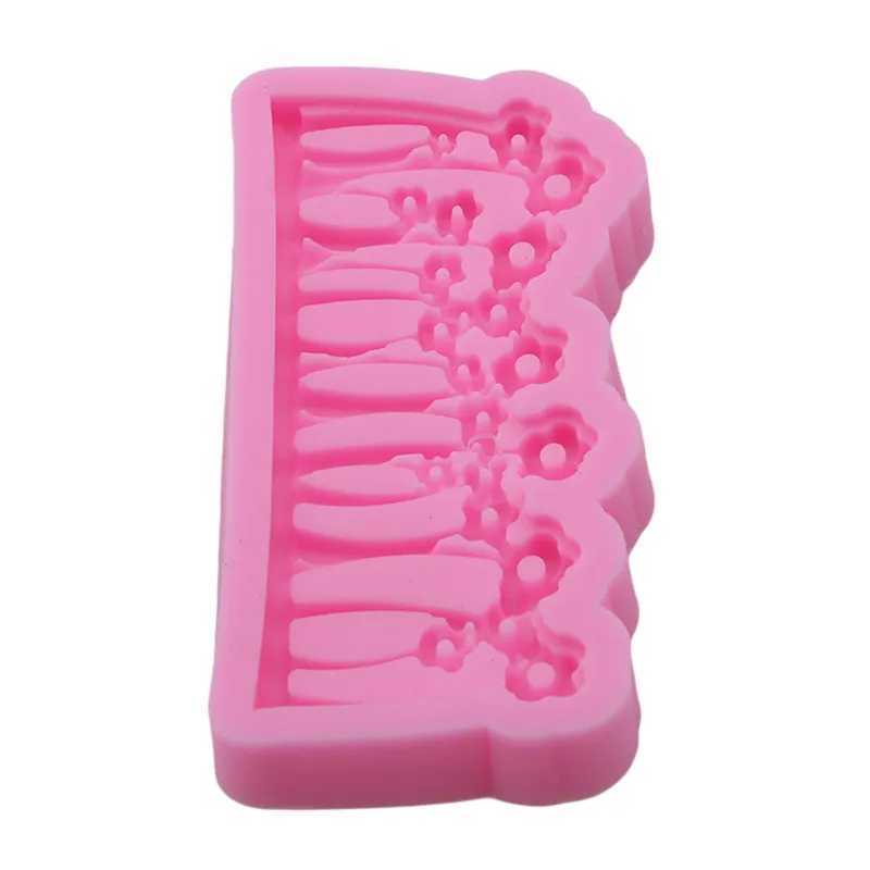 New Arrived 3D Flowers Forests Shrubs Shaped Fondant Moulds Silicone Molds Cake Sugarcraft Decorating Tools | Дом и сад