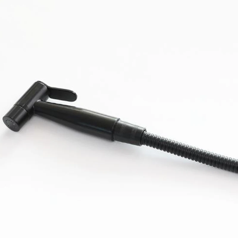 High Pressure Resistance Bathroom 150cm Black Handheld Shower Spray Head Hose Pipe Explosion-proof Tools |