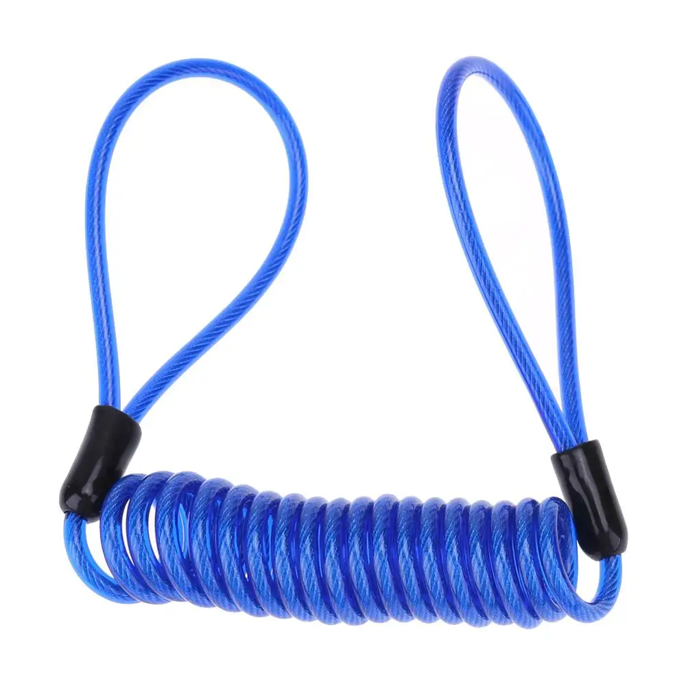 Blue Rope Lock Противоугонные колеса дисковые тормоза замок для скутера для Xiaomi Mijia M365 электрический скутер аксессуары велосипедный замок безопасности со стальной проволокой - Цвет: Blue Rope Lock