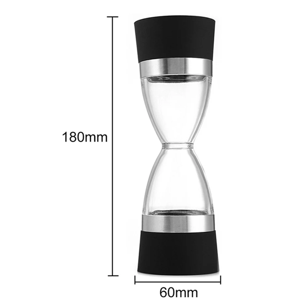 2 in 1 Dual Salt Pepper Mill Sesame Spice Grinder Shaker Kitchen Cooking Tool Ceramic Acrylic Easy Clean Multi-purpose Portable | Дом и сад