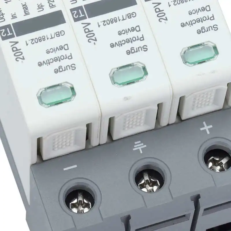 Photovoltaic Lightning Protector Voltage Arrester Quick Response More Stable Performance 1000VDC for DC Power System | Обустройство