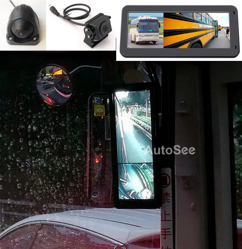 Для автобуса грузовика 12 3 дюймовый электронный зеркало заднего вида мониторинга