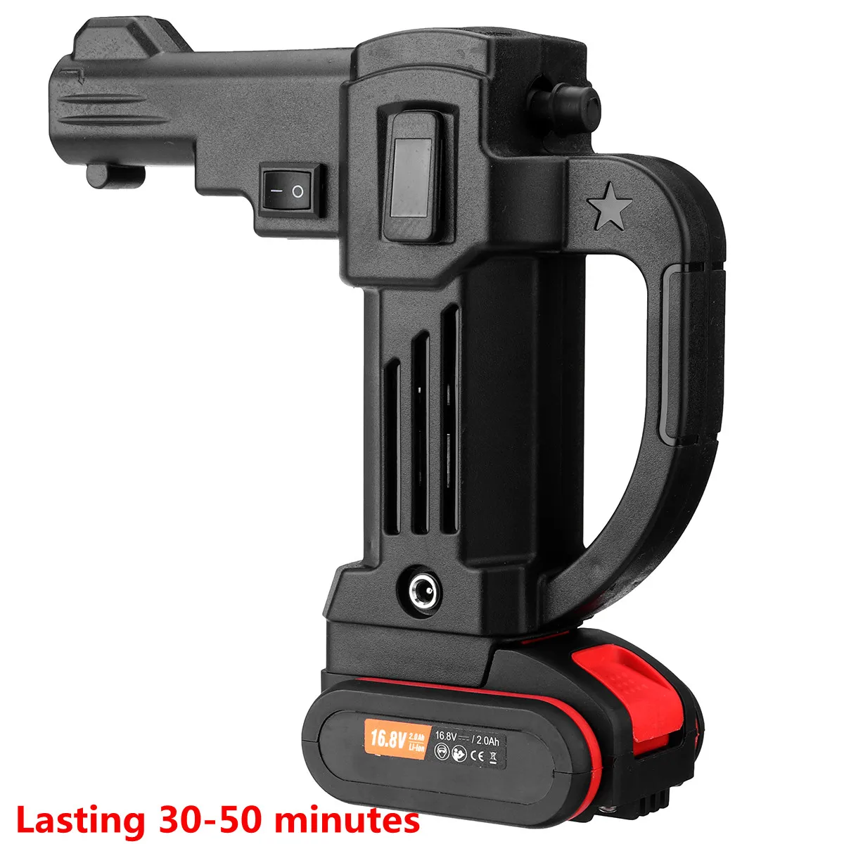 Скидка Беспроводная портативная Автомойка высокого давления 800 Вт с настраиваемым водяным наполнителем для мытья автомобиля