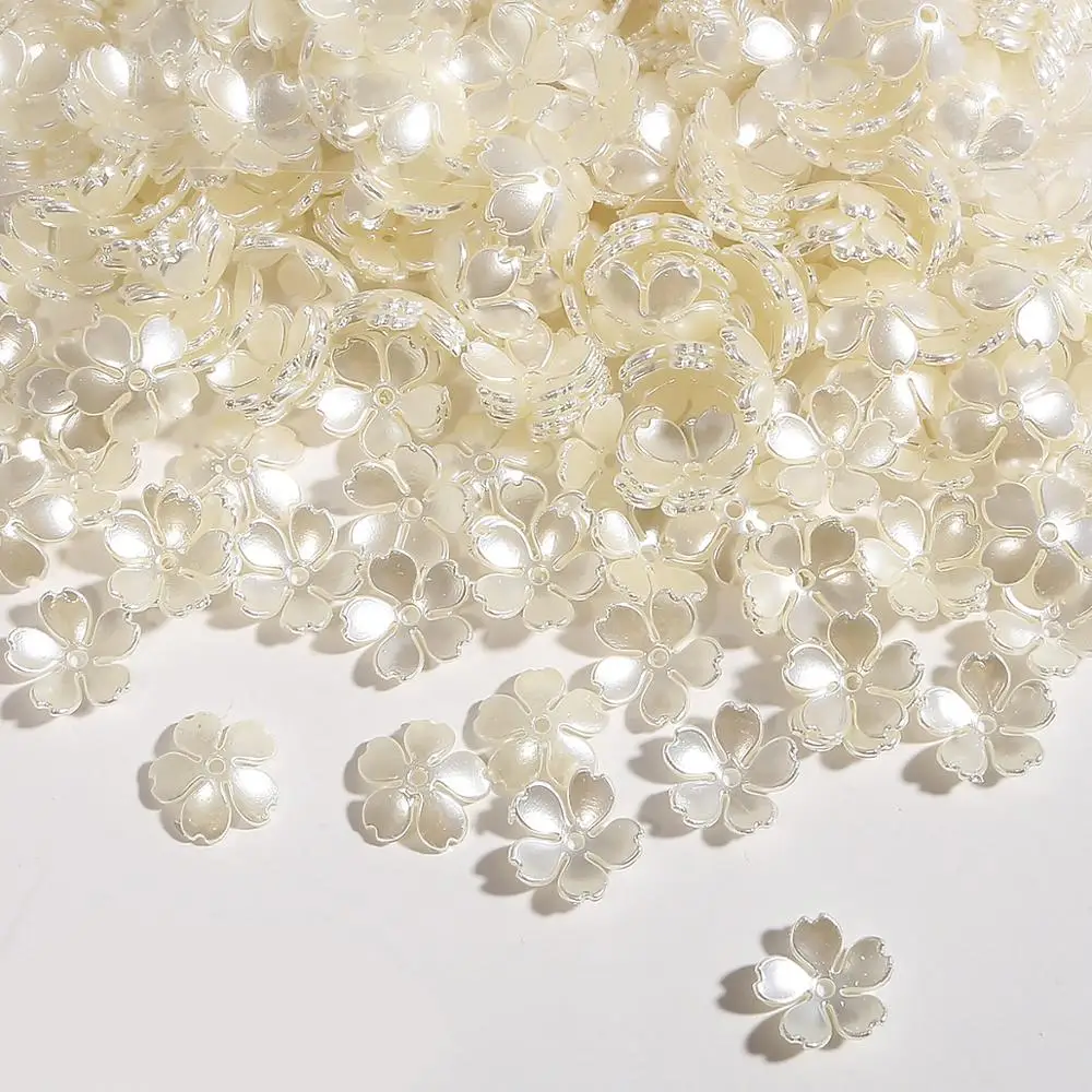 Бусины акриловые жемчужные белые 10 шт./лот | Украшения и аксессуары