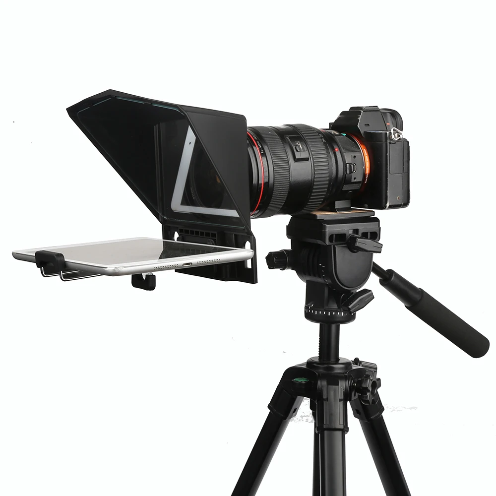 Телесуфлер Bestview T2 для 8-дюймового планшета iPad телефона интервью речи DSLR-ридера