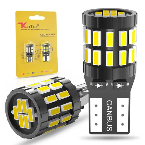 2 шт. T10 W5W Светодиодная лампа Canbus 194 168 Без ошибок 30SMD 3014 Белый Синий Красный Желтый Светодиодный Внутренний Парковочный Свет Для чтения Карта Купольный Свет
