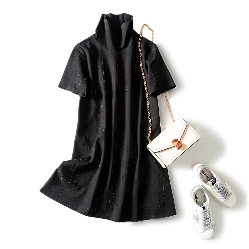 2019 Новое поступление Samgpilee повседневное ТРАПЕЦИЕВИДНОЕ однотонное платье с