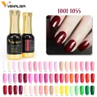 #60751 Venalisa Гель-лак 111 цветов s Золотая бутылка долговечный салонный цветной лак впитывающий УФ и светодиодный 12 мл Блестящий Гель-лак для ногтей