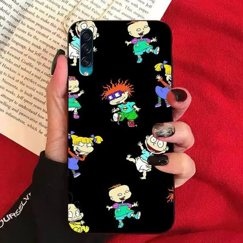 

FHNBLJ Cartoon Rugrat Phone Case for Samsung A30s 51 71 10 70 20 40 20s 31 10s A7 A8 2018