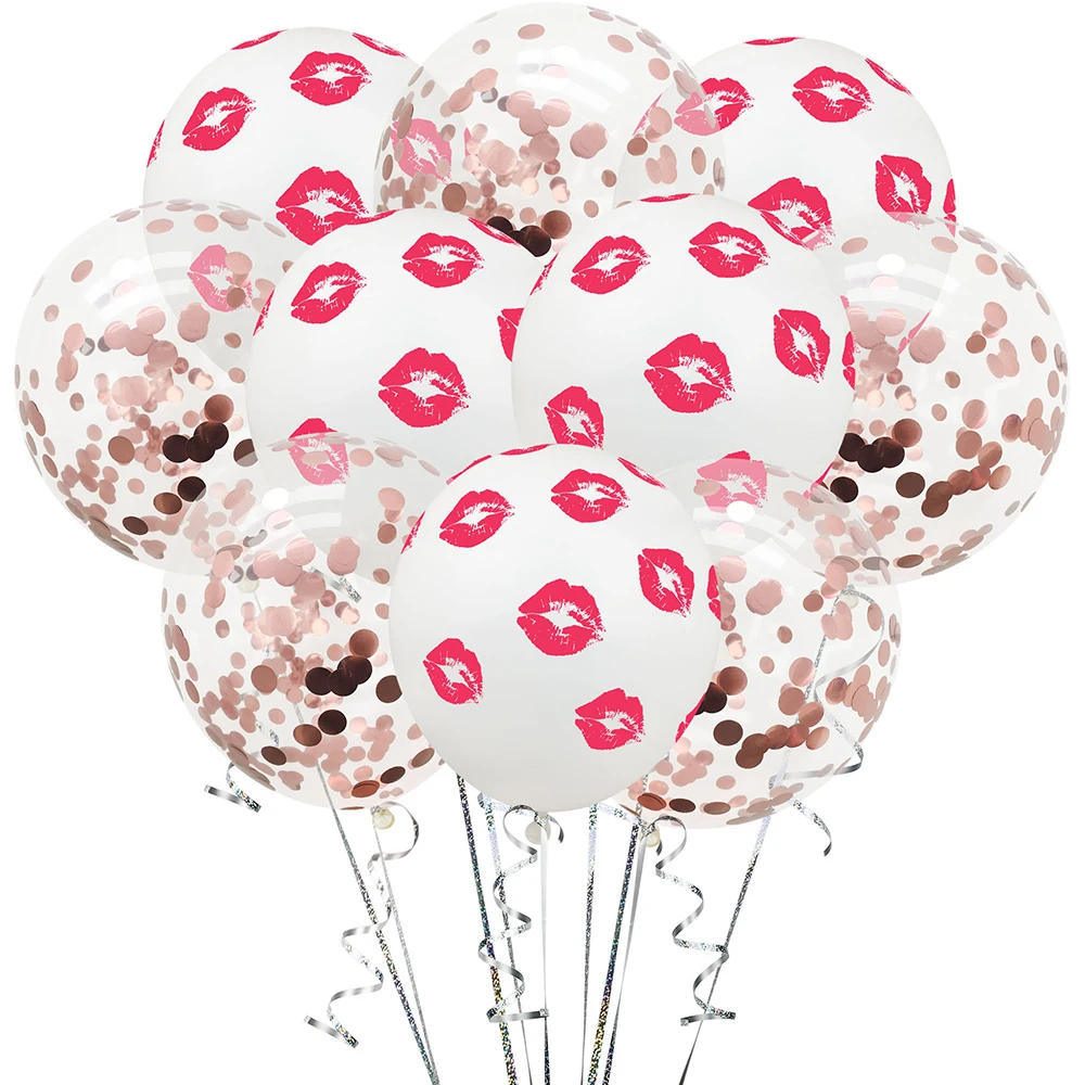 Свадебный надувной шар с красными губами кольцо бриллиантами для пениса баннер