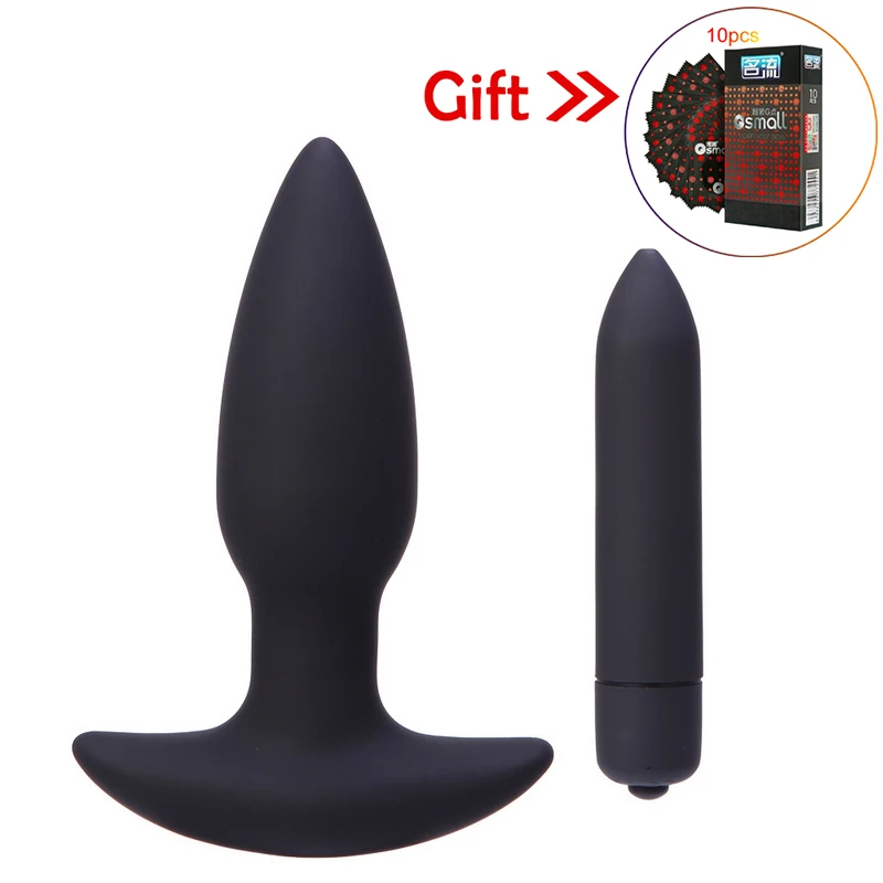 10 скоростей G Spot Анальный Вибратор массажер простаты мужской женский Анальная