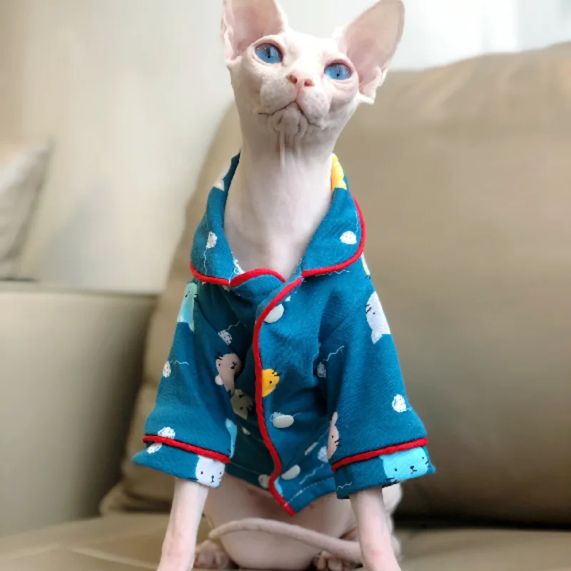 Одежда с котом 100% хлопок спортивный костюм одежда для детей пижамы кардиган