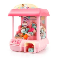 Manually Grasping Doll Machine Clip Doll Small Household Mini Coin-Operated Candy Capsule Baby Game Toy For Children