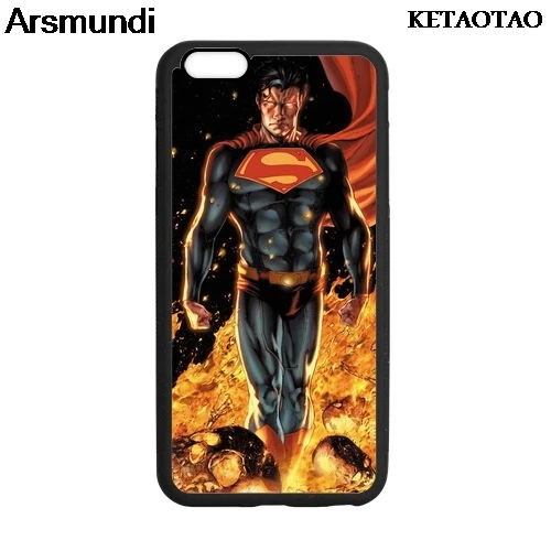 KETAOTAO Colori Супермен Супер Герой чехлы для телефонов iPhone 4S 5C 5S 6S 7 8 Plus XR XS Max X 6 Чехол