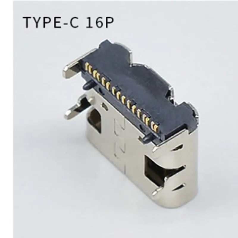 10 шт. 16-контактный разъем USB Type-C 3.1 гнездовой для монтажа печатных плат
