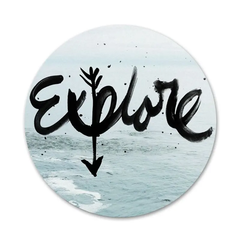 Карта мира путешествия планы значки металлические для телефона диаметром 58 мм |