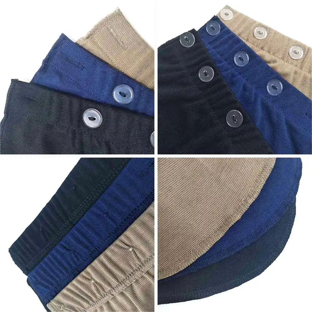

Maternity Pregnancy Waistband Belt Adjustable Elastic Waist Extender Button