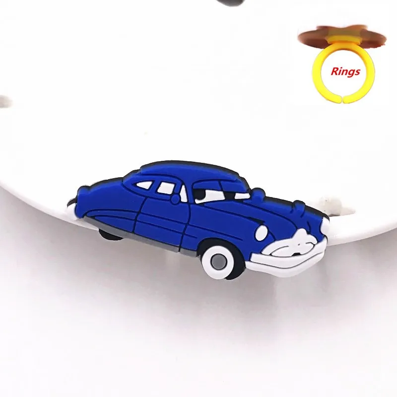 Новая упаковка 1 шт. силиконовые аксессуары для пальцев с изображением машин