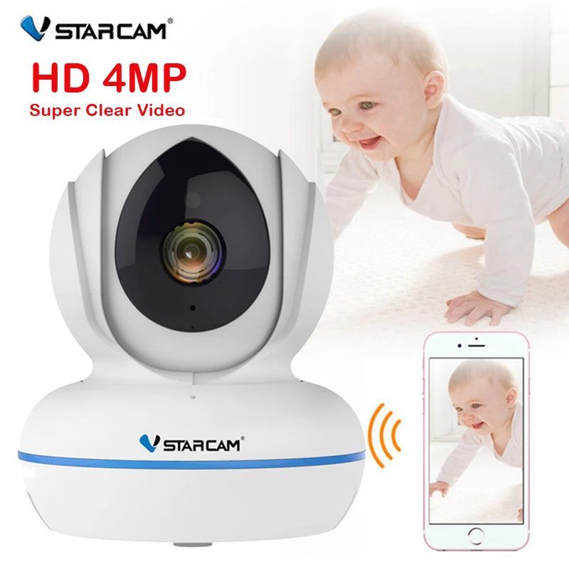 Vstarcam Радионяня Камера 4 МП Full HD WiFi Romete BeBe Baba электронная няня ночное видение