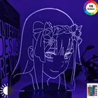 Аниме 3d лампа ноль два рисунок ночной Светильник для детей и девочек Украшения в спальню светильник Манга подарок светильник с аниме светильник Darling в Franxx