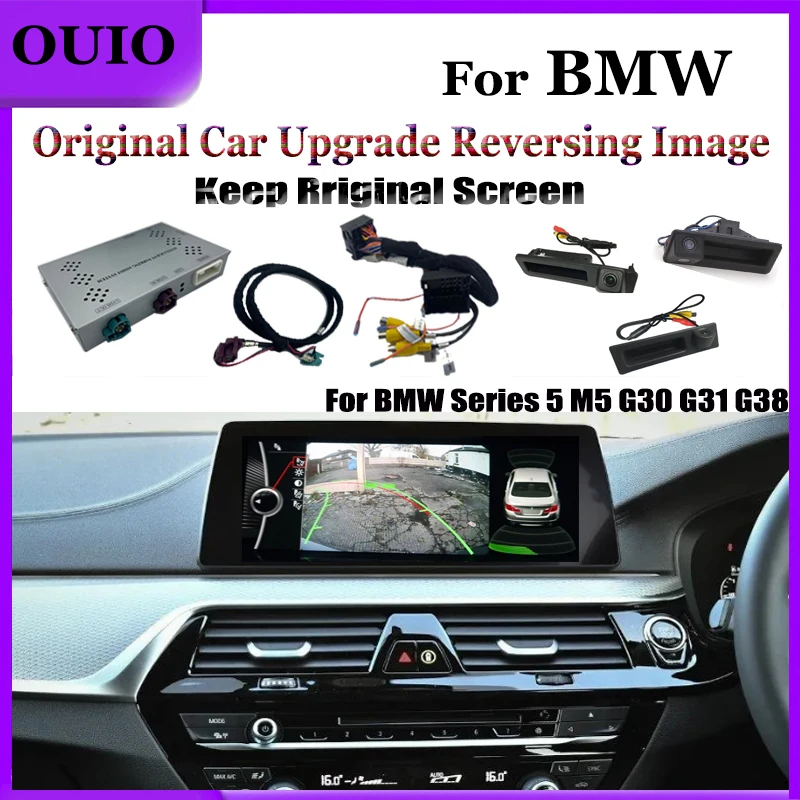 Камера заднего вида adapte | Для BMW series 5 M5 G30 G31 G38 2010 ~ 2020 CIC NBT EVO интерфейс оригинальный