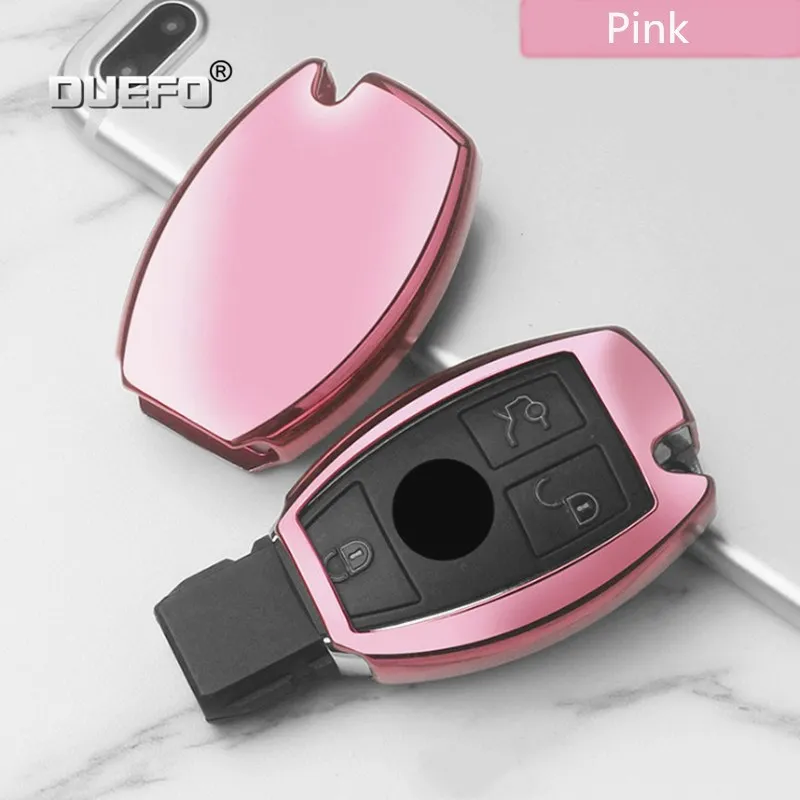 ТПУ чехол для автомобильного ключа защитный держатель Mercedes Benz W204 W205 W176 GLA CLA C Class