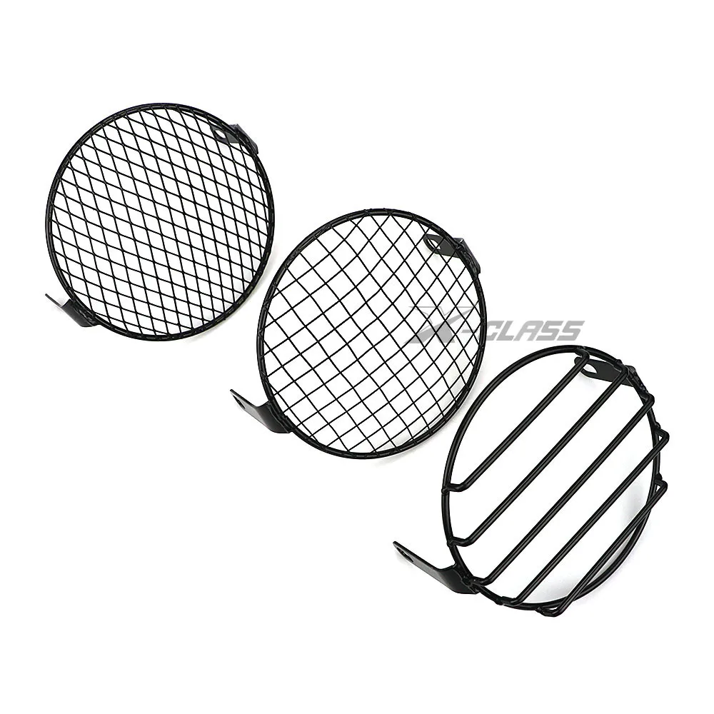 7 дюймовый универсальный чехол для мотоциклетной фары Ретро протектор сетчатый