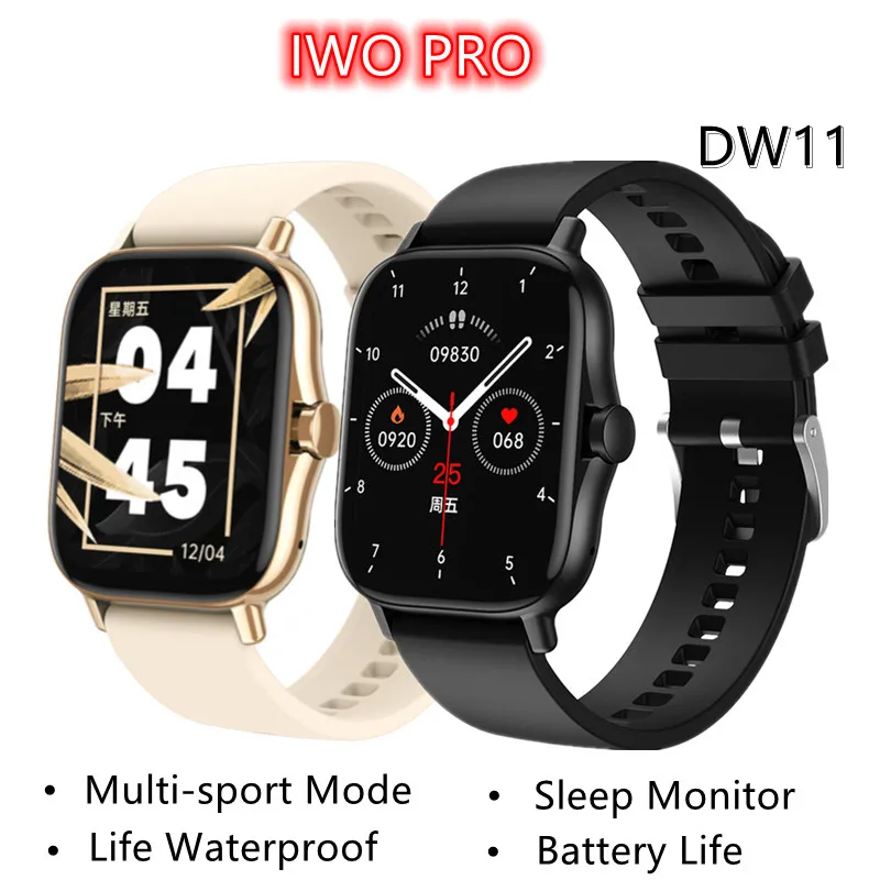 

IWO PRO DW11 1.63inch smart watch background Bluetooth Call Music Play Smart Bracelet for ios android PK HUAWEI Watch