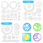 Линейка для практики рисования детей с полым дизайном для детей Дошкольная игрушка пластиковая линейка разной формы 3XUC