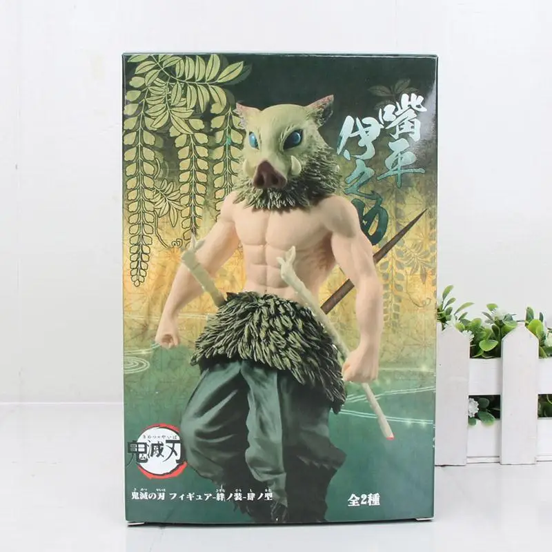 8 in box 16 см японского аниме демон убийца Kimetsu no Yaiba фигурка Kamado Tanjirou Nezuko ПВХ фигурка модель воина Фигурки игрушки подарки - Цвет: 8 in box
