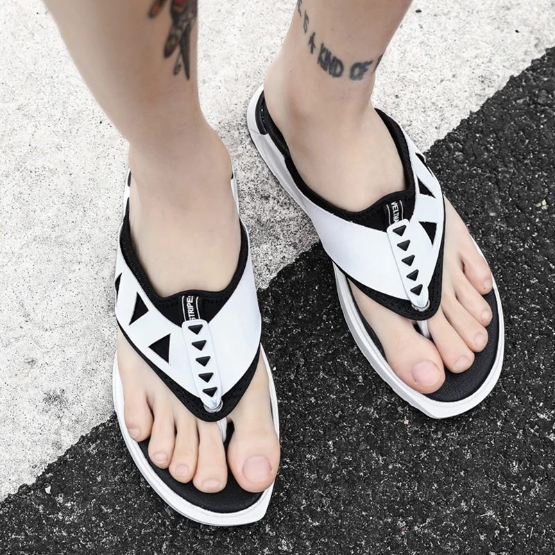 

Sandals For Men 2020 Sandale Homme Chancla Hombre Flip Flops Sandalia Rasteira Leather Sandalias De Cuero Para