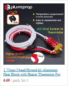 3950 термисторные датчики с белым кабелем 1 м Dupont Head 100K ohm NTC для 3D-принтера печатающая головка температурные части