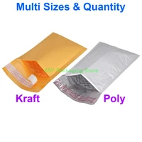 poly bubble padded envelopes postage shipping mailers bags 3 x 6 4 x 7 5 x 8 75 x 150mm 100 x 175mm 130 x 205mm