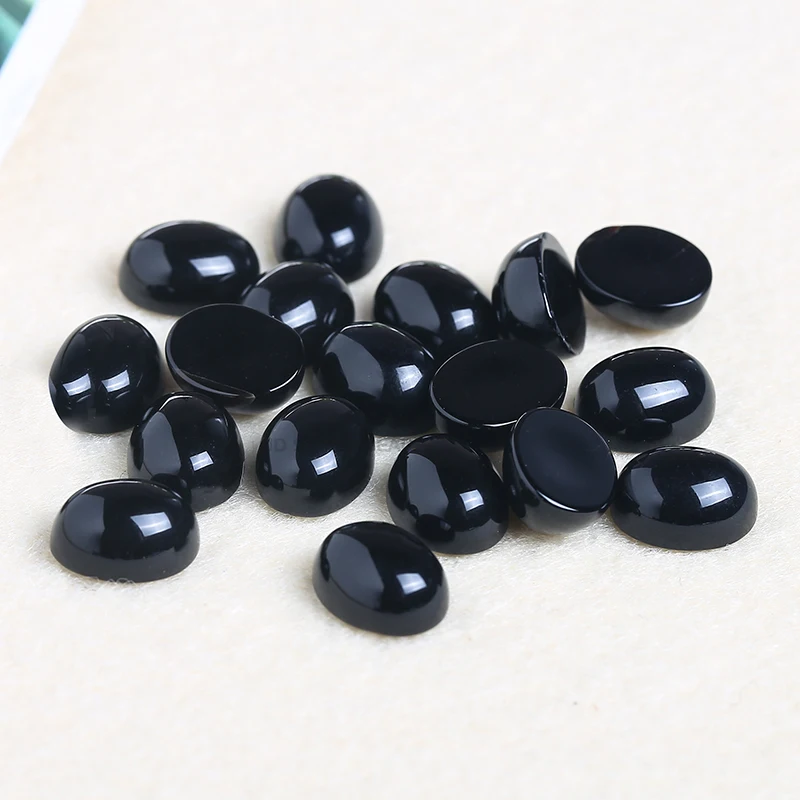 Бусины из натурального черного агата круглые/овальные/в форме капли 10 шт./лот |