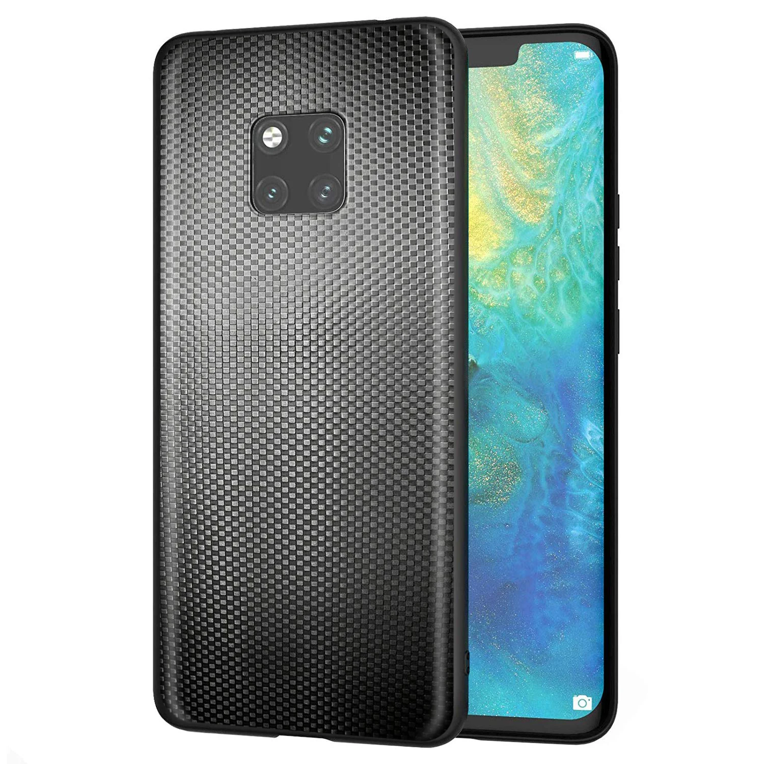 YIMAOC автомобиля углеродного волокна с принтом мягкий чехол для Huawei Honor Nova 6 7 9A 10X Y6P