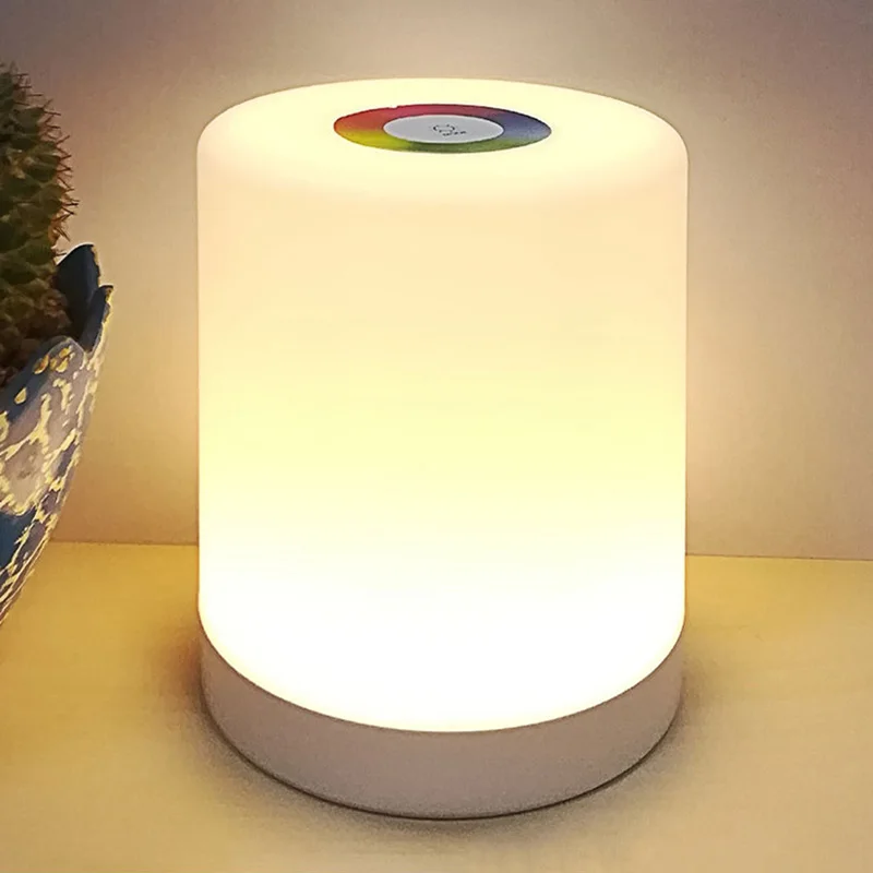 USB неоновая светодиодный ная лампа с сенсорным управлением сменный цвет ночник