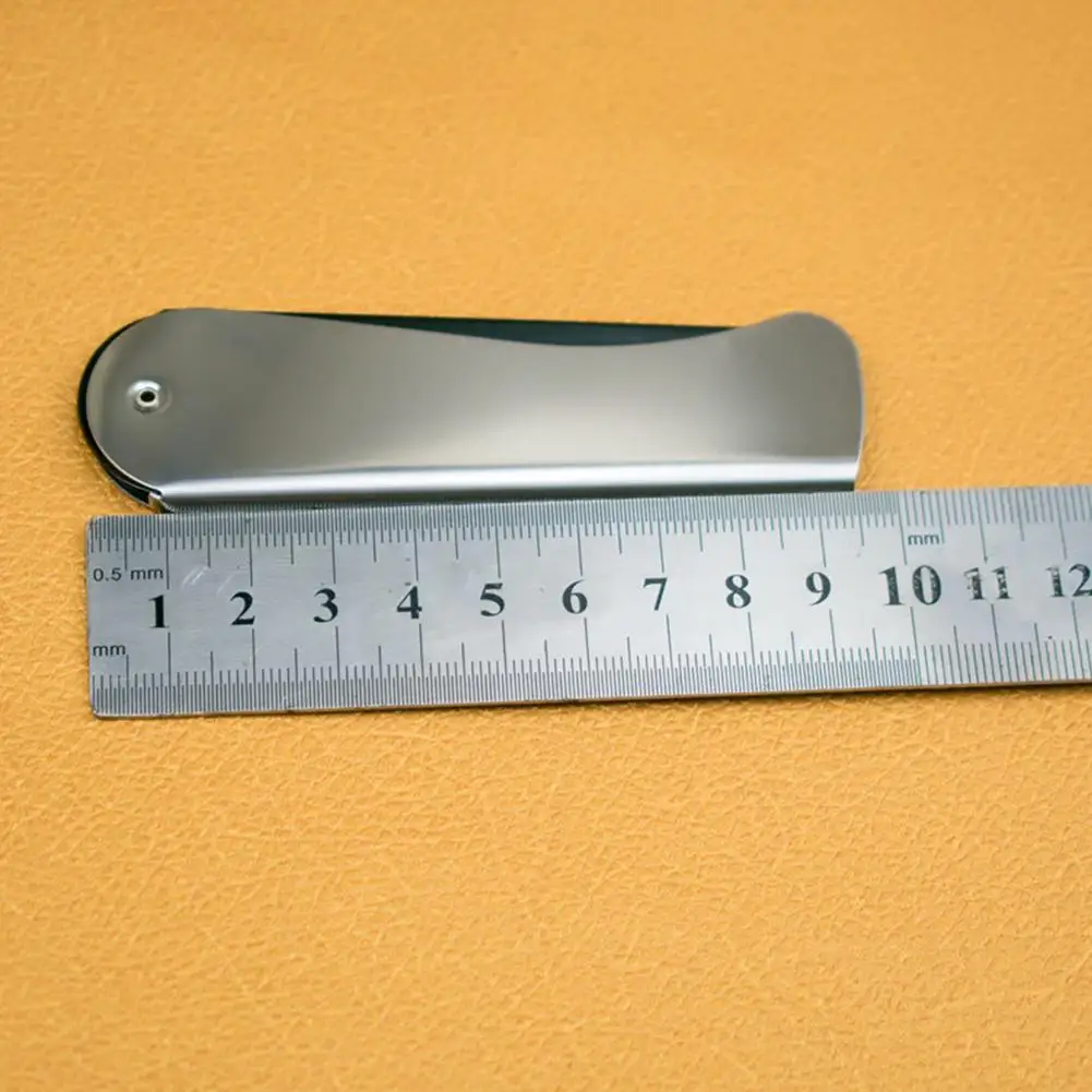 Модная Портативная расческа из нержавеющей стали Складная мини карманные