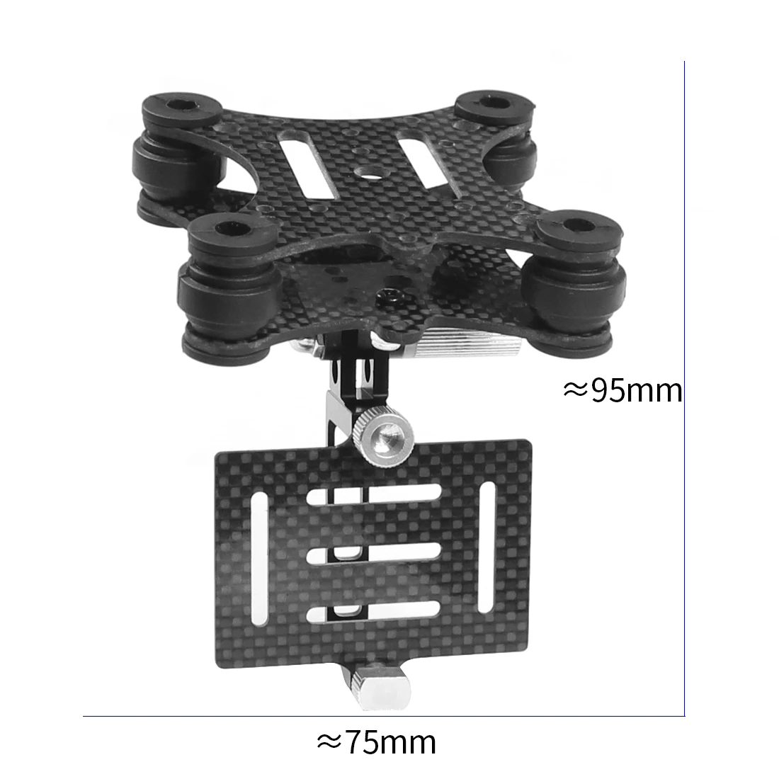 F10043 углеродное волокно камеры Gimbal Mount FPV демпфирование PTZ для Phantom квадрокоптера