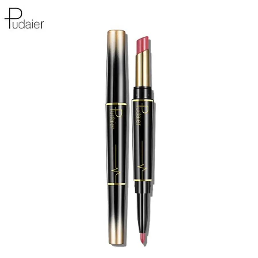 

16 colors Double-head Lipstick Lip Liner Matte Matte Lipstick Moisturizing Lip Stick Balm Lip Gloss Lipliner Makeup Cosmetics