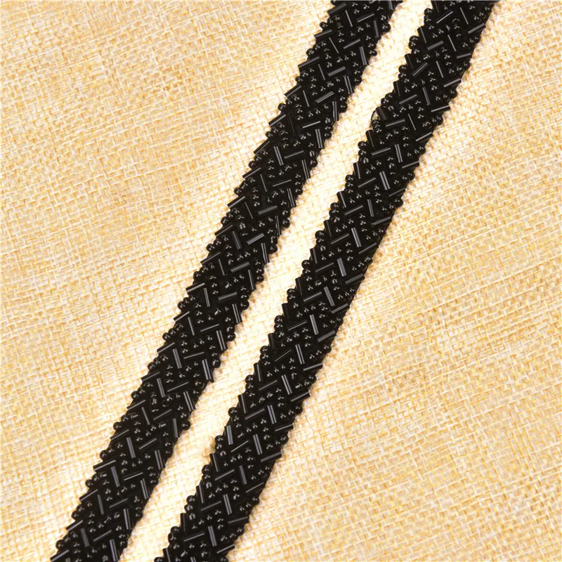 5 ярдов/лот кружевная ткань из стразов лентой отделка бисером 1 см невесты