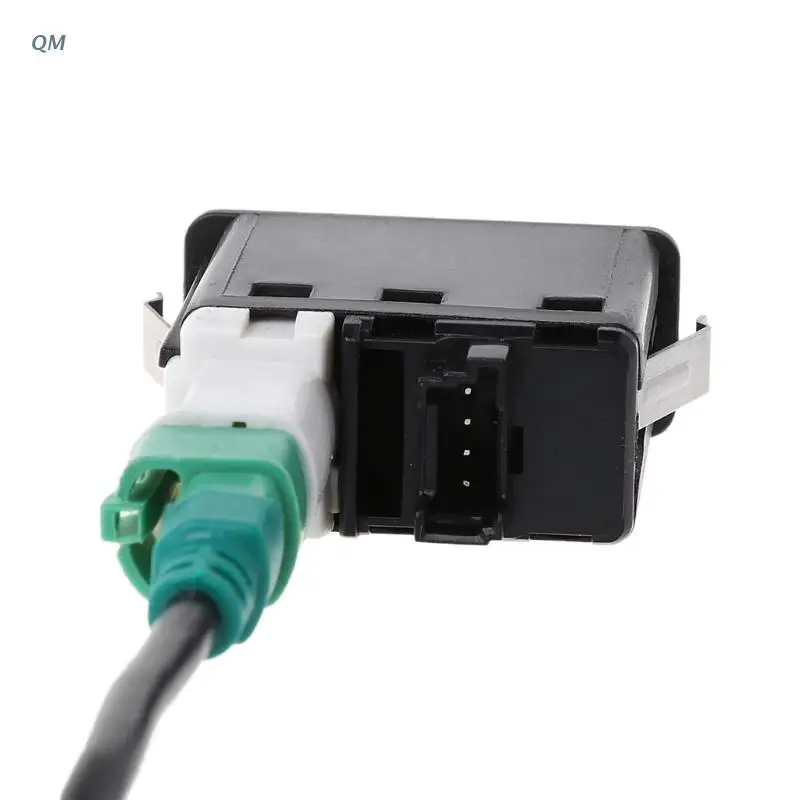 

13MF USB Aux Switch Socket Wire Harness Cable High Quality Adapter Plug for bmw