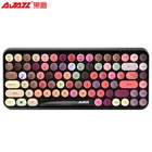 Клавиатура AJAZZ для iPad, Беспроводная игровая клавиатура в стиле ретро, ПЕЧАТНАЯ МАШИНКА, круглая клавиша, клавиатура для Macbook, iPhone, слайдер, BT, клавиатура для планшетов