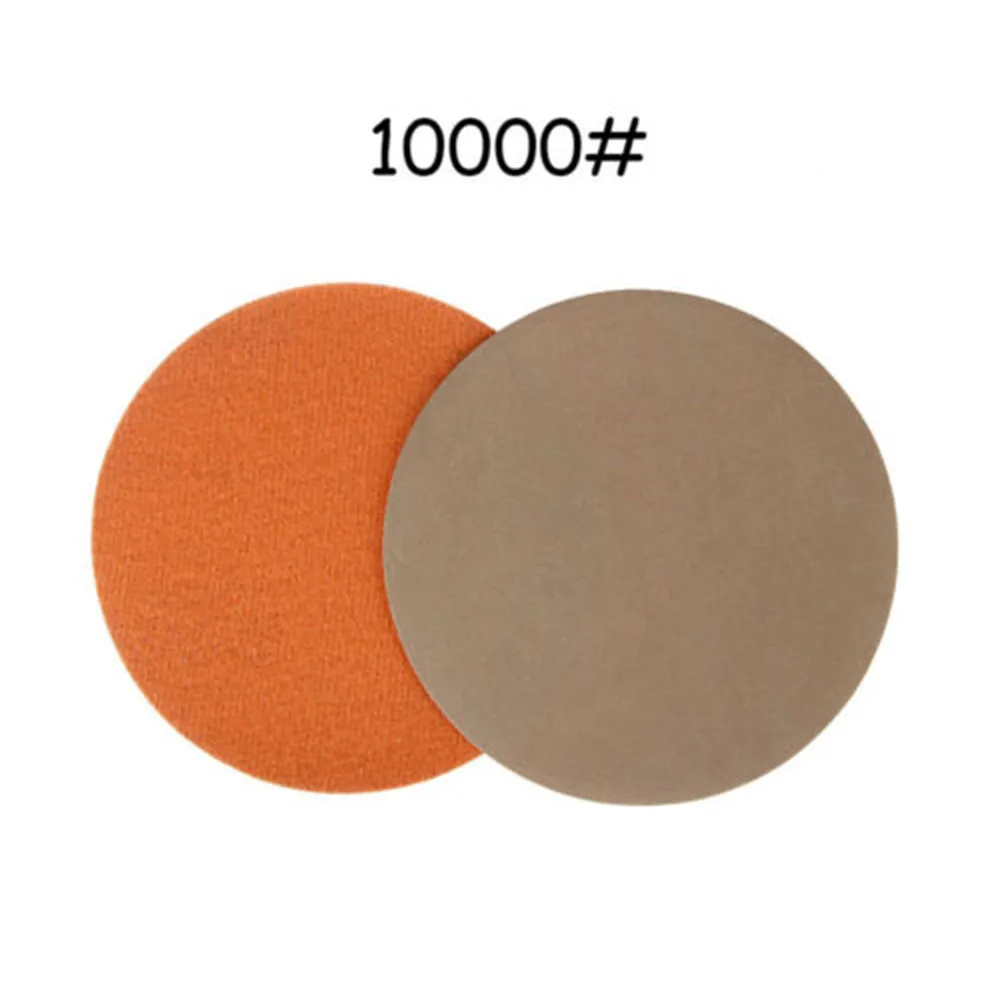 40pcs/Set 5inch 125mm Waterproof Wet Sandpaper Sanding Disc Grinding Polishing High Cutting Strength Silicon Carbide |
